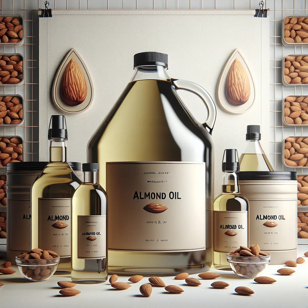 premium almond oil packaging for B2B buyers