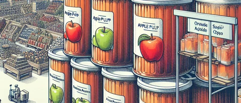 various apple pulp packaging options