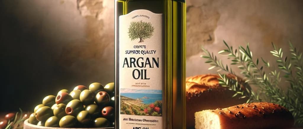 high-quality argan oil bottles with various packaging options