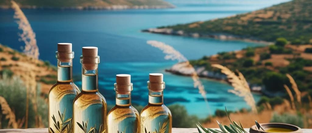 assorted artisan products on natural wood background