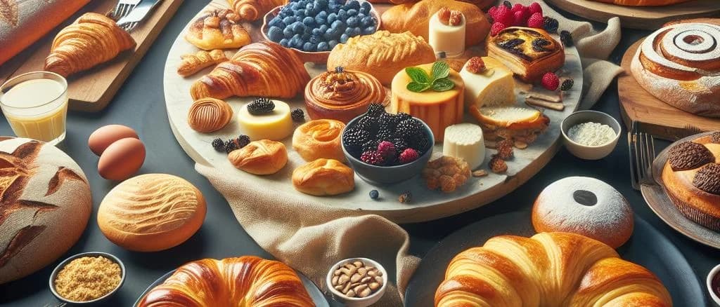 Assorted baked goods variations with packaging options