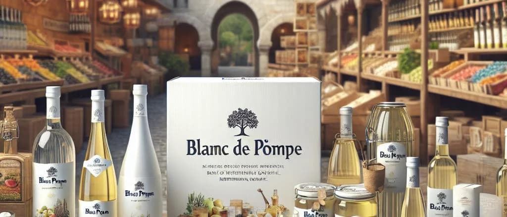 Blanc De Pomme beverage bottles in different packaging variations