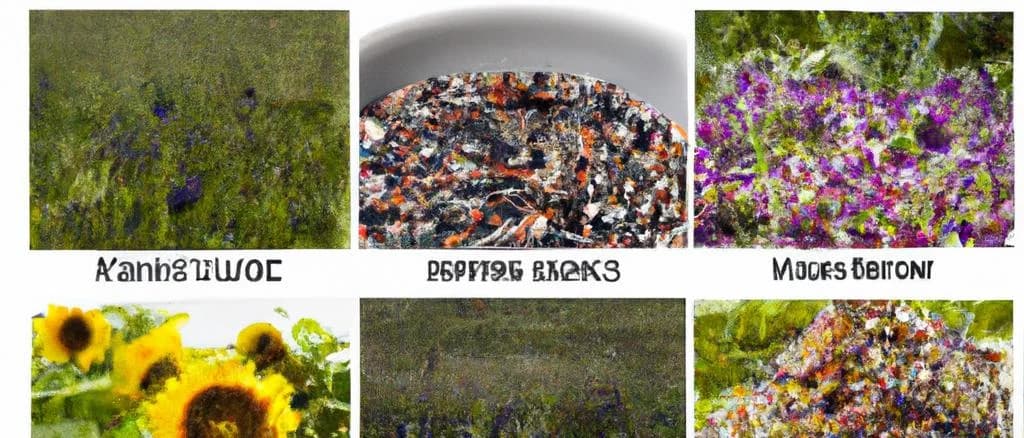 Borage seed oil bottles with different packaging variations