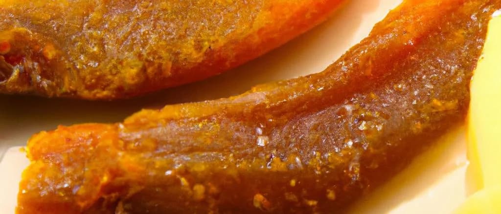 Variety of Bottarga on wooden boards with rustic background