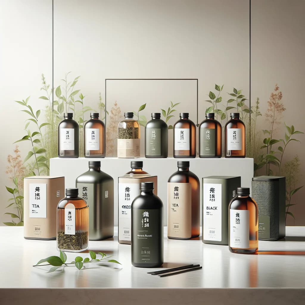 vibrant-bottled-tea-packaging-flavors-display