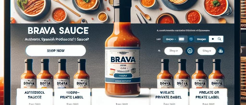 brava sauce bottles on wooden surface