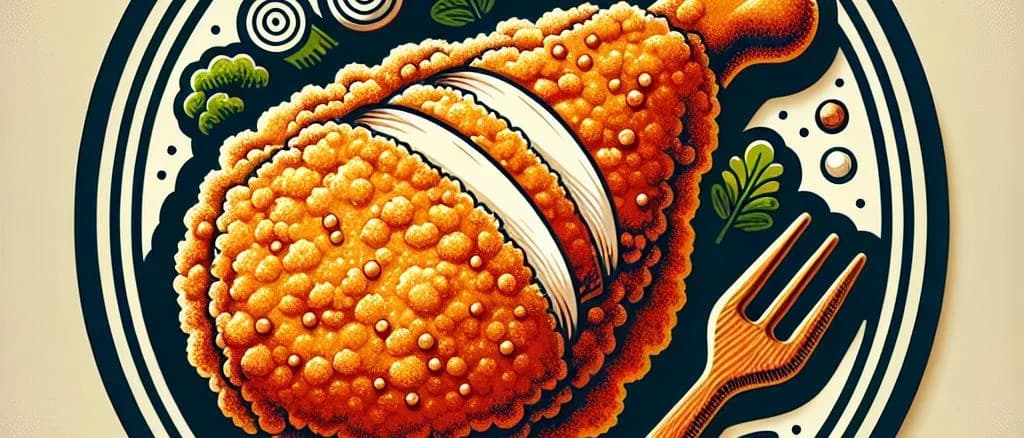 Assorted breaded chicken products with different coatings and packaging