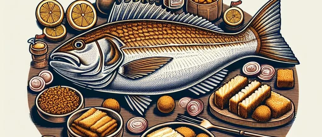 breaded cod fish variations on different backgrounds