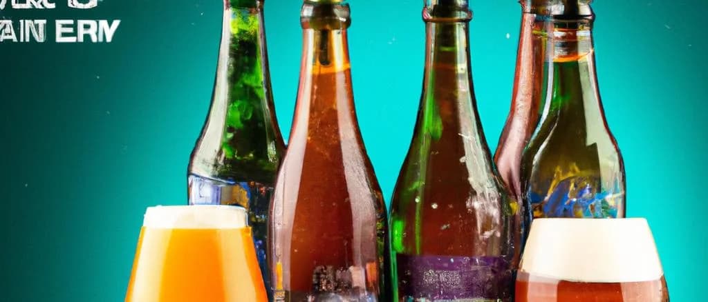 Three variations of Brut IPA cans against a rustic wooden background