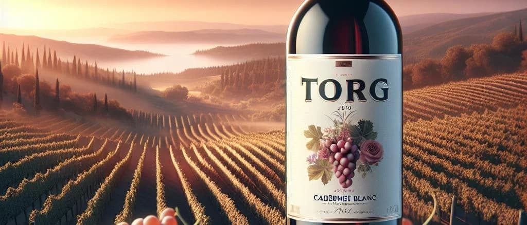 varieties of Cabernet Blanc wine bottles on wooden table