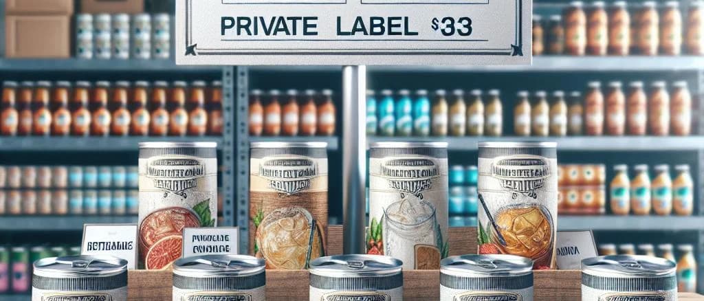 Variety of canned iced tea on a wooden table with different packaging styles
