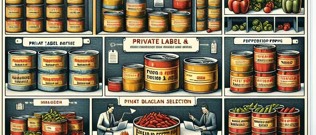 assorted canned peppers with colorful packaging on a wooden surface