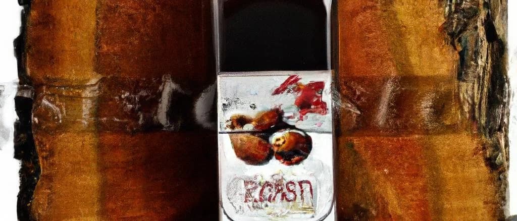 Chestnut syrups in various packaging options set against a natural wooden background