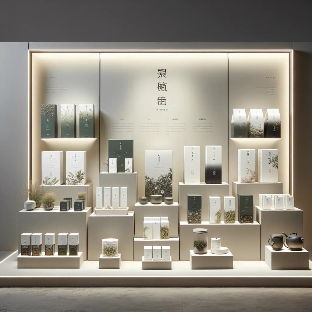 assorted types of Chinese tea in elegant packaging for bulk and wholesale sourcing