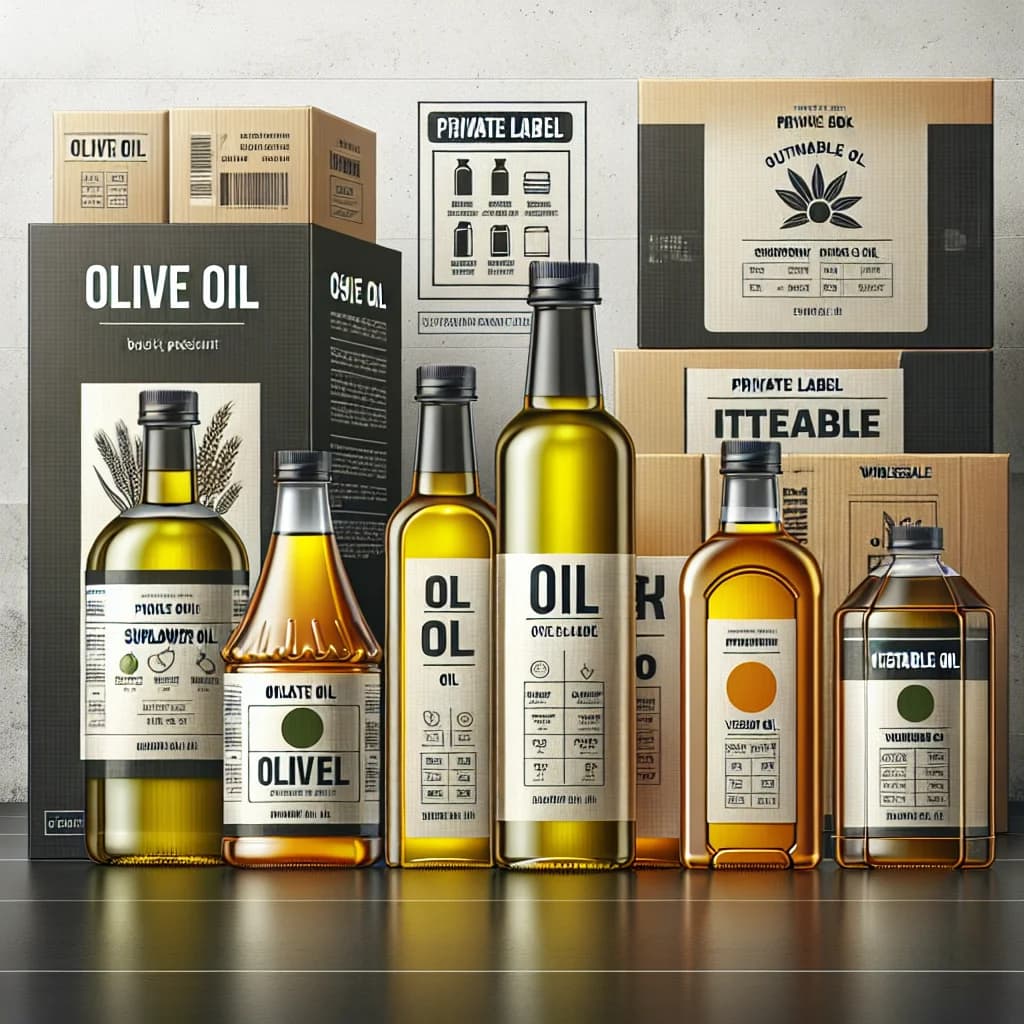 premium cooking oil bottles with bulk packaging for B2B buyers