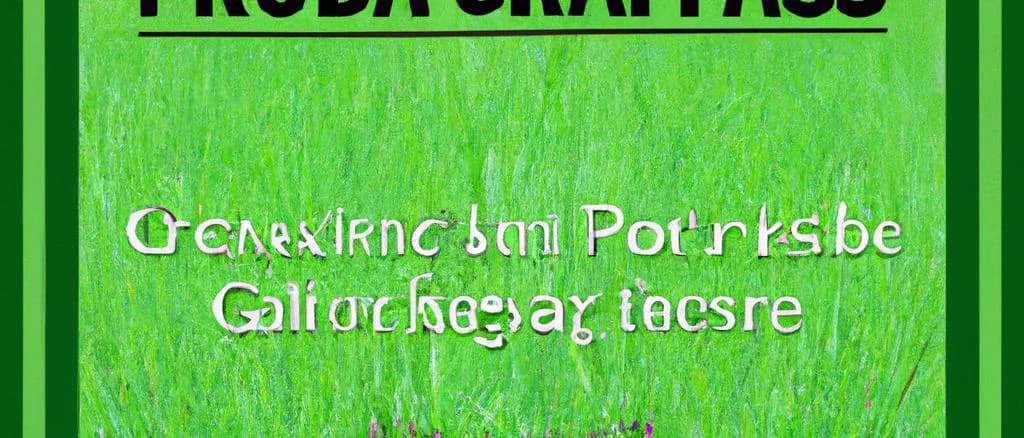 Varieties of Crabgrass seeds in eco-friendly packaging on a wooden background