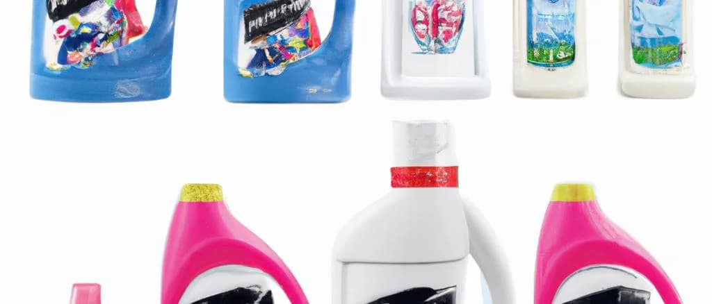 various detergent packaging design variations