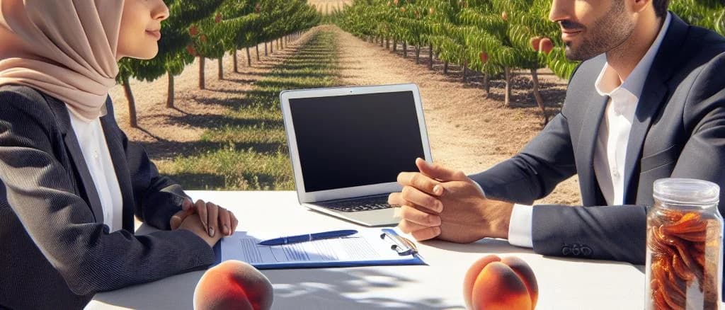 variety of dried peaches on a rustic wooden surface