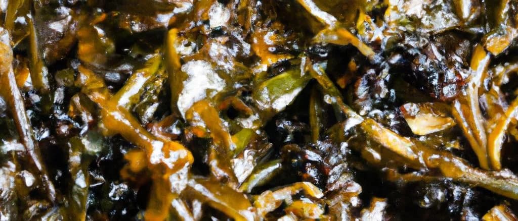assorted dulse seaweed products on a wooden table