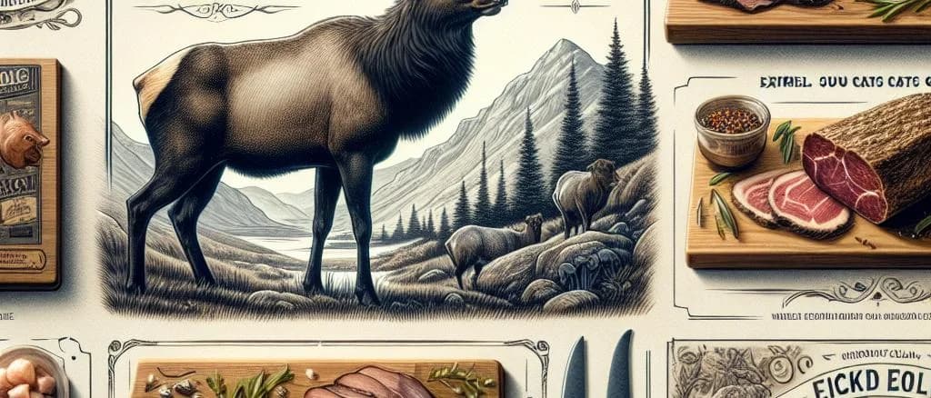 elk meat packaging with variations