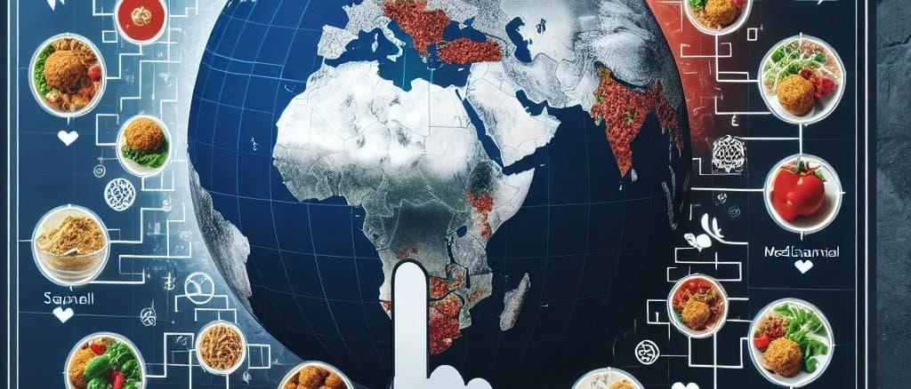 Falafel mixes variations showcasing packaging and ingredients