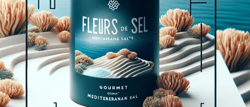 Fleurs De Sel packaging variations on rustic table