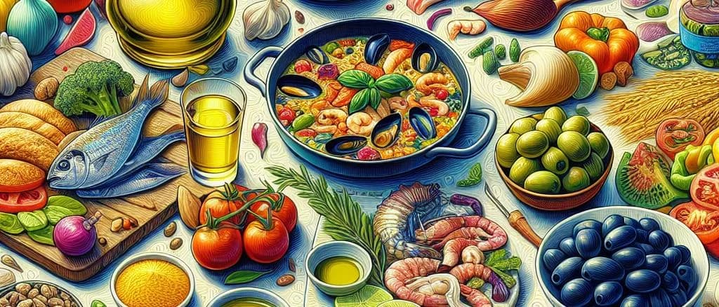 fresh foods assortment with varied packaging