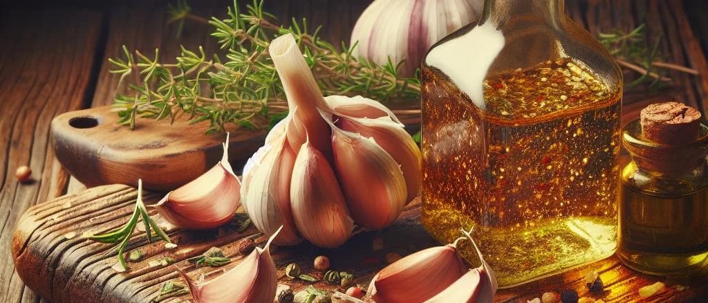 fresh garlic bulbs in various packaging with white background