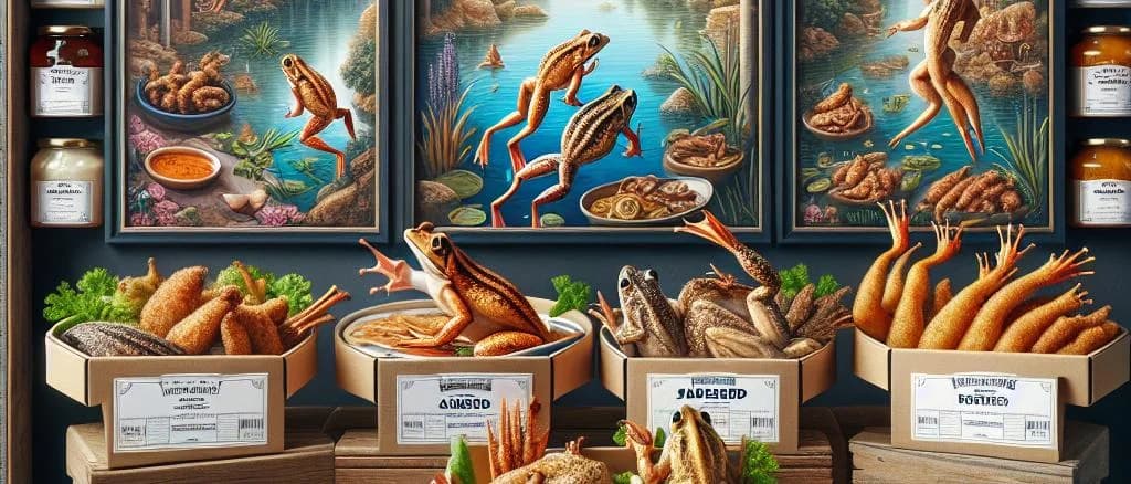 Frog Legs in Various Culinary Presentations