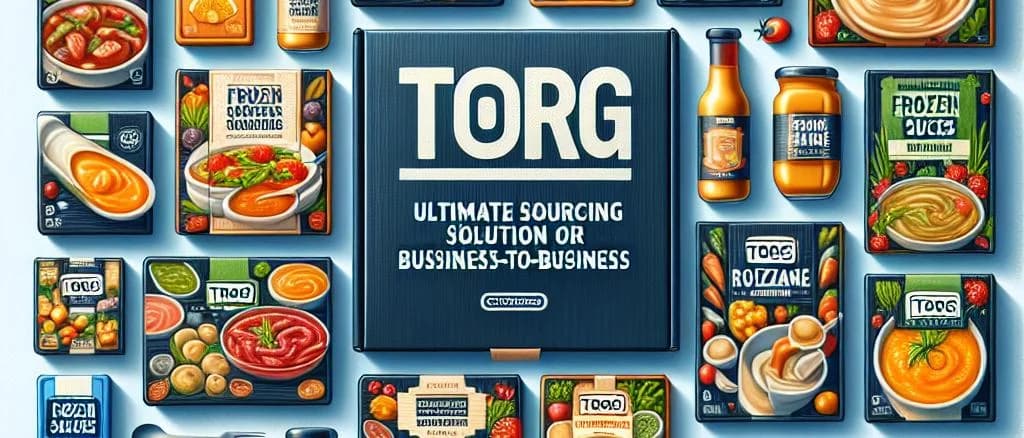 Varieties of packaged frozen sauces on ice display with different sauce flavors