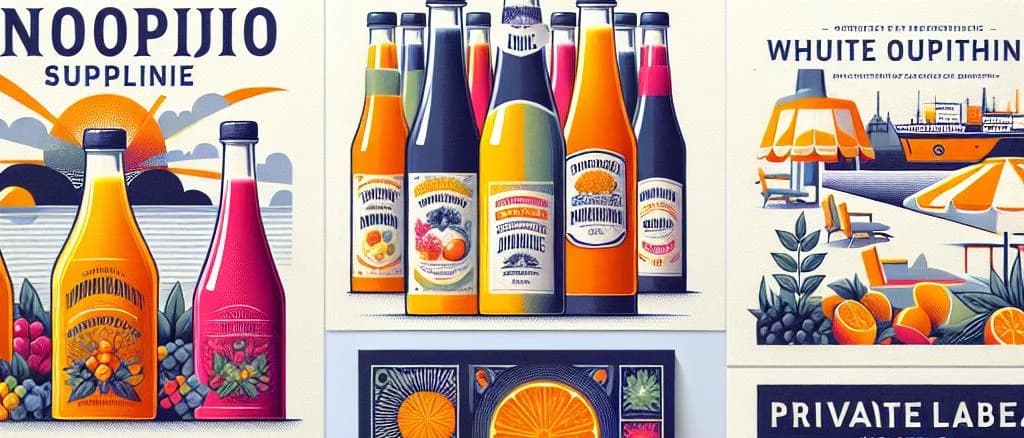 vibrant fruit juice in various packaging
