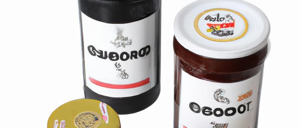Gomasio diverse packaging variations with natural sesame and salt blends