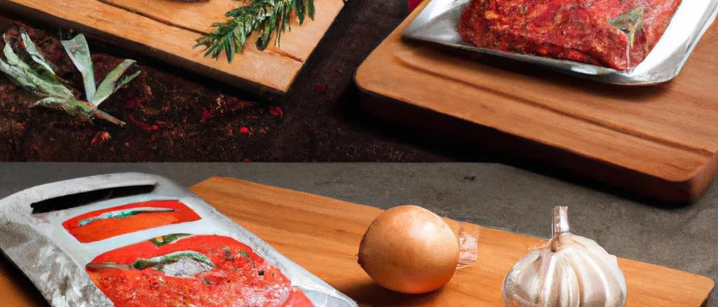 ground steaks with various packaging