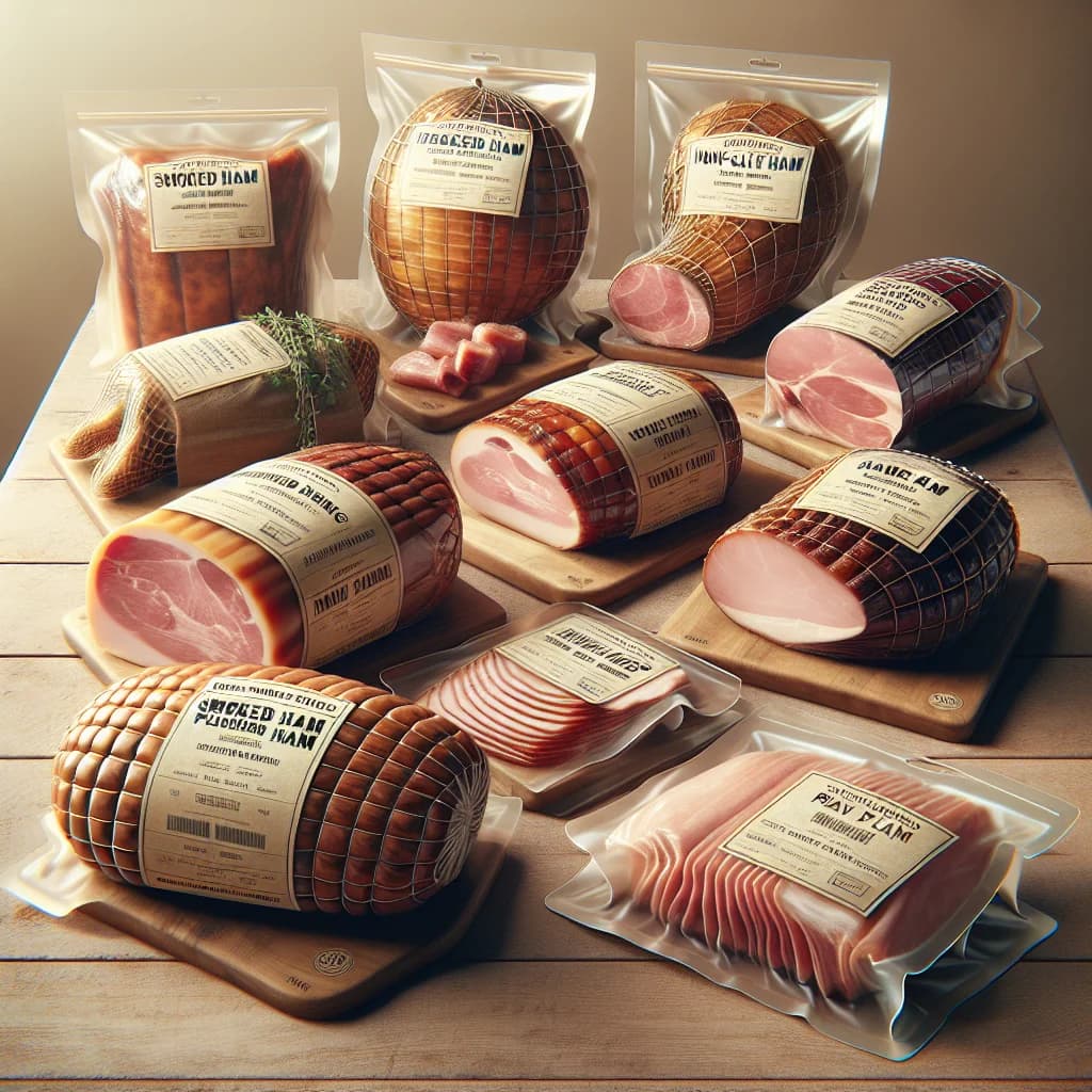 premium-ham-selection-with-variety-packaging-and-neutral-background