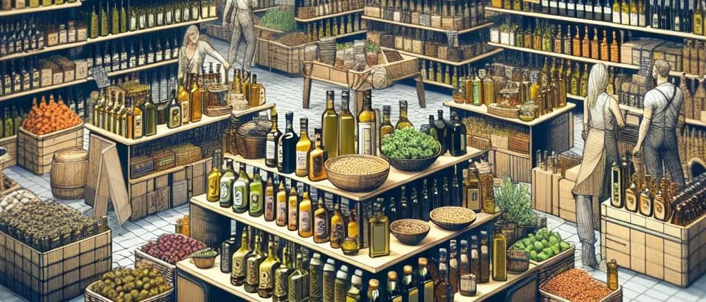 Assorted Italian pasta varieties on rustic wooden background