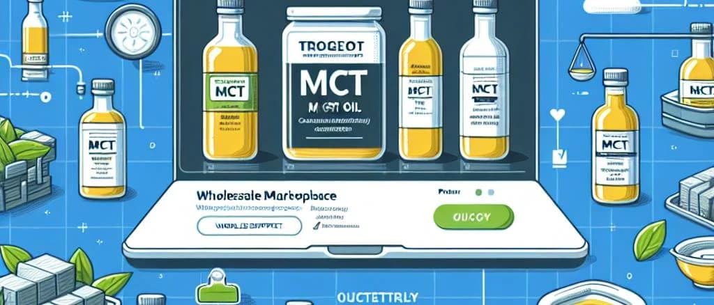 Various MCT Oil bottles with diverse packaging and labels