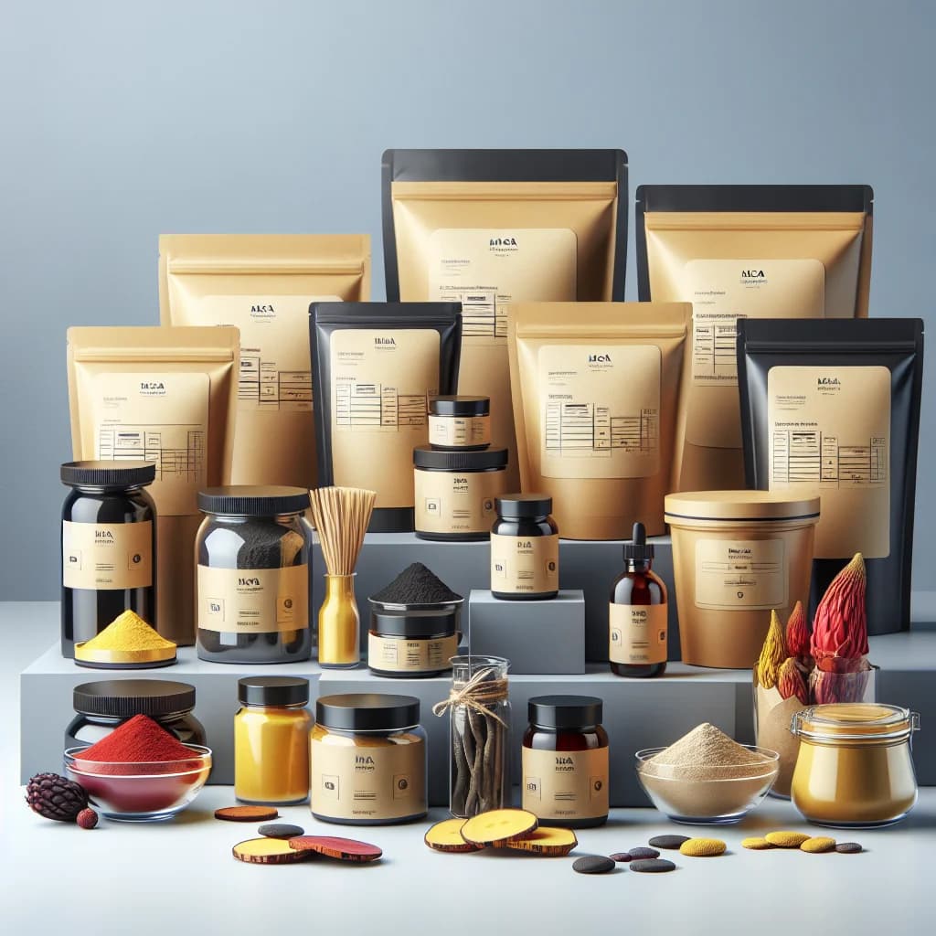 Premium Maca Extract products in various packaging formats for B2B buyers and sourcing professionals