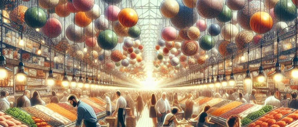 Assorted variations of gourmet meatballs in different packaging