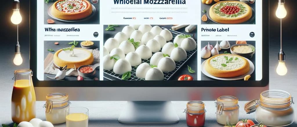 Mozzarella cheese variations on a rustic wooden board