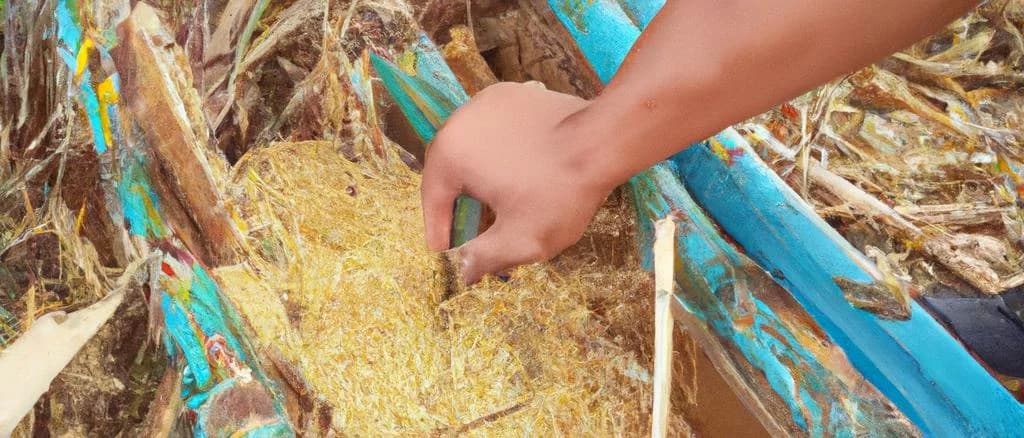 Muscovado sugar variations in packaging on wooden background