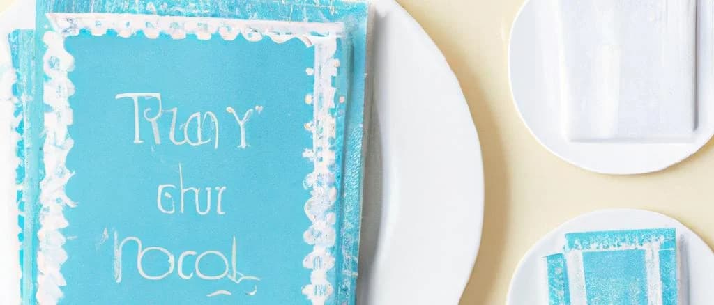 Various napkin designs displayed on a table, featuring customizable options and sustainable materials