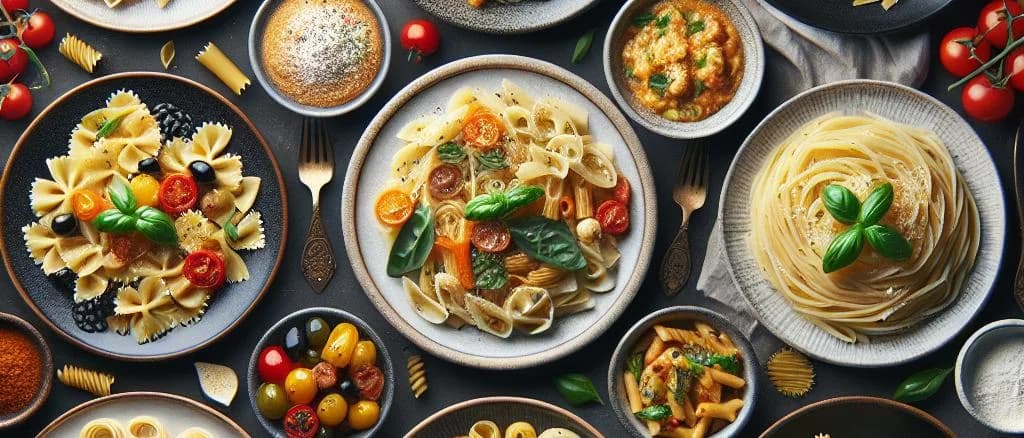 high-quality pasta dishes on display with customizable packaging options