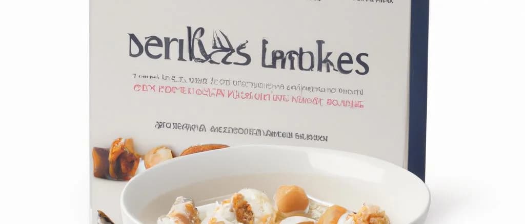 Assorted Petits Suisses with varied fruit toppings in modern packaging on a wooden table