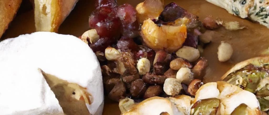 Assorted Picodon cheese variations on a wooden platter