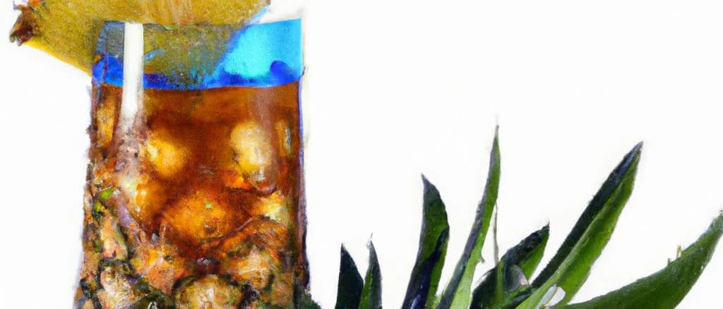 Various pineapple syrup products with different packaging styles