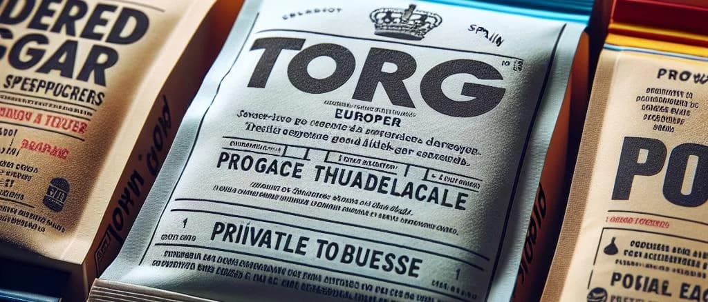 powdered sugars in various packaging options on a clean background