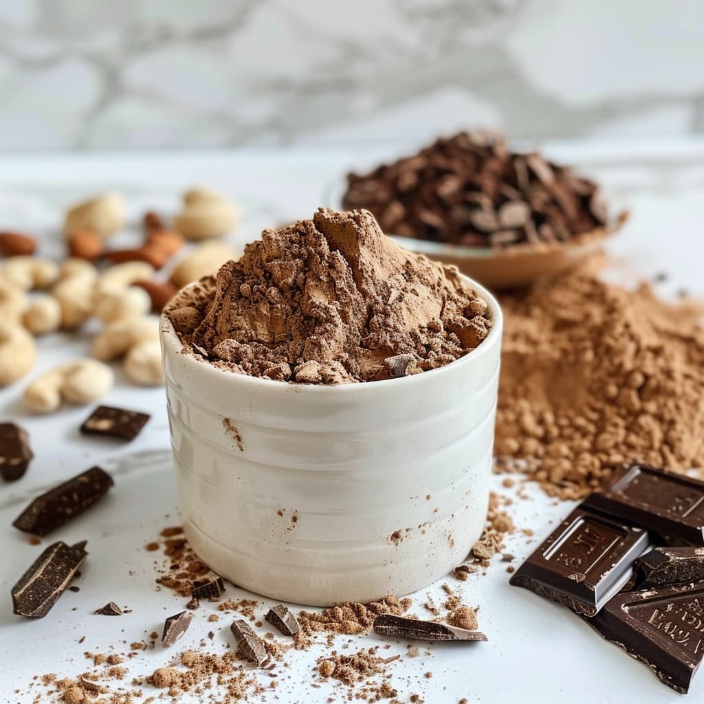 variety of protein powder containers on a wooden surface