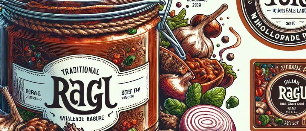 Ragu sauce jars with diverse packaging on a kitchen countertop