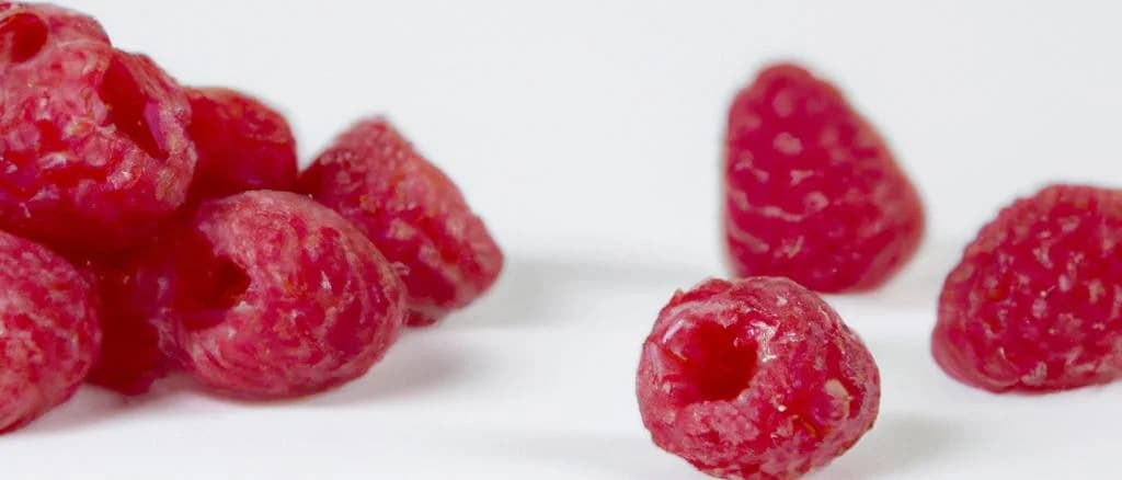Raspberry Coulis bottles and jars on a rustic kitchen counter