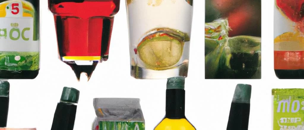 Ready to Drink beverages with diverse packaging options on a natural backdrop